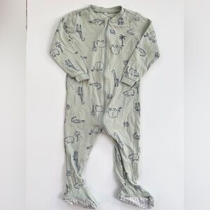 Pekkle Animal Adventure Kids Footie Pajamas